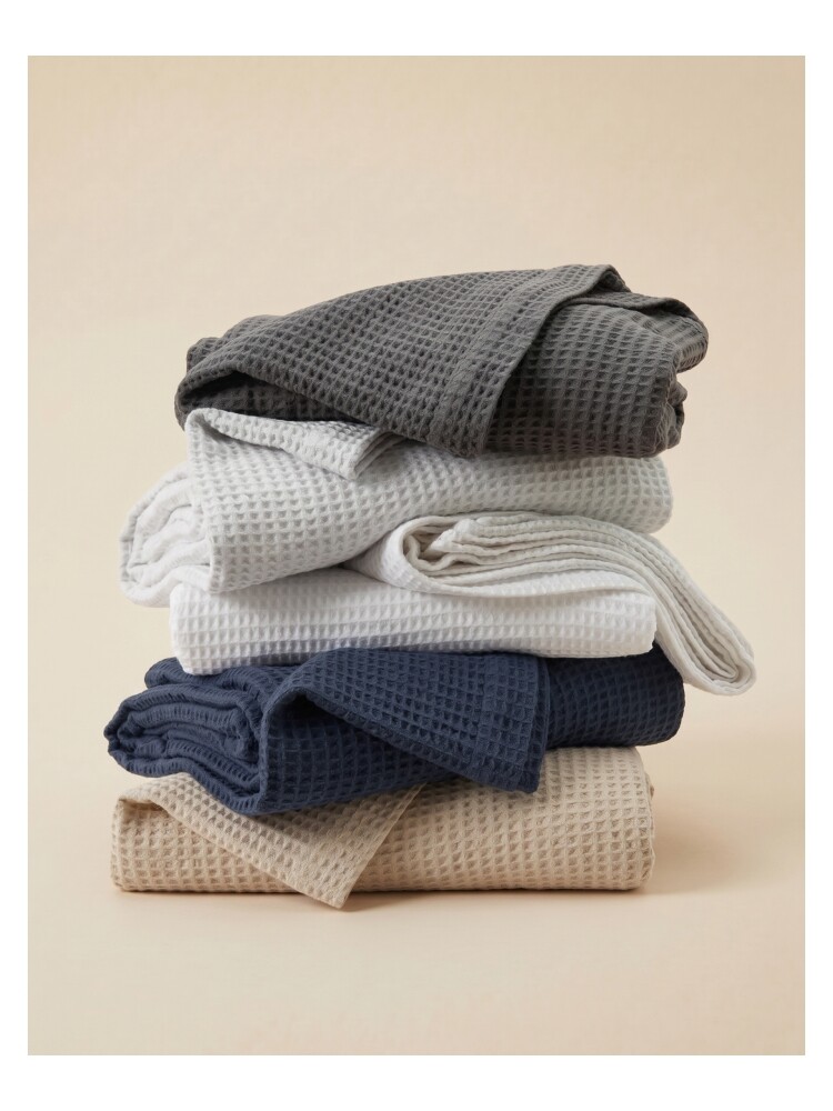 Dravia Cotton Waffle Blanket